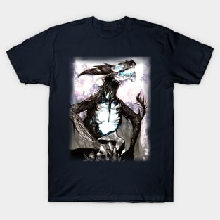 Dracolich - Black Dragon Fantasy Art T-Shirt